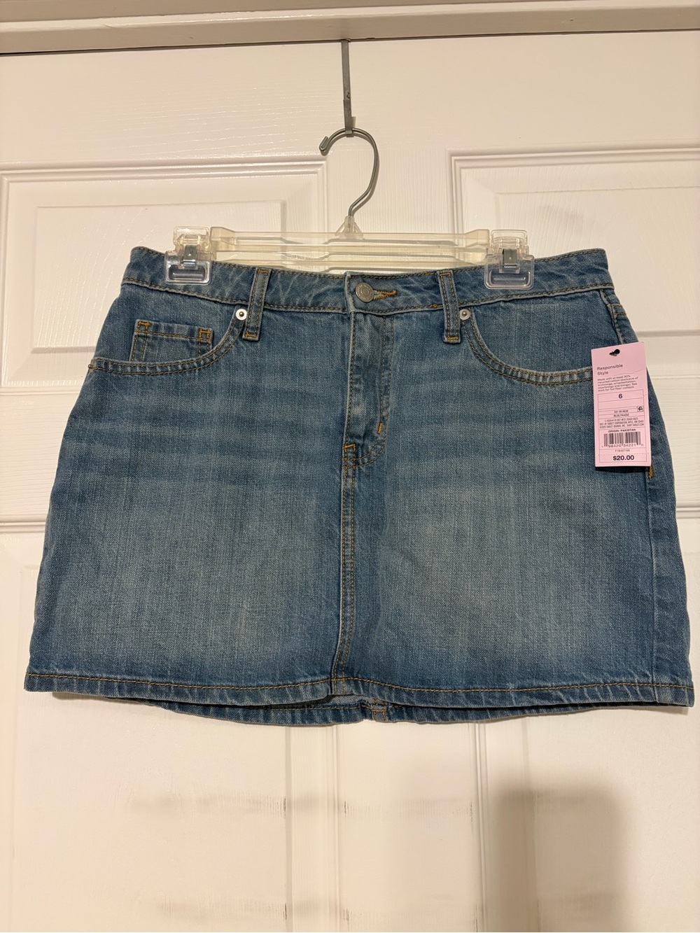 Denim Mini Skirt